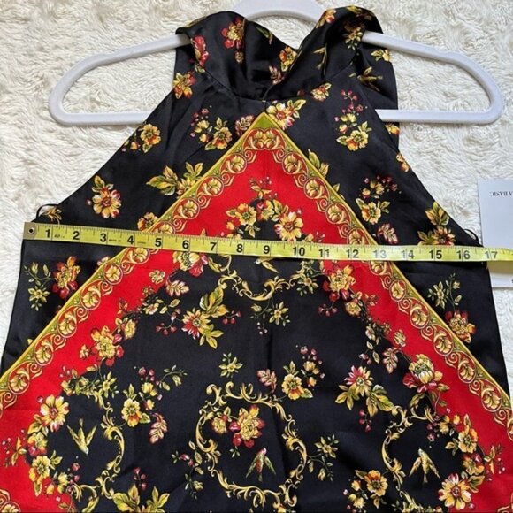 ZARA Scarf floral printed top - Picture 5 of 8